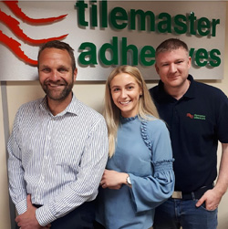 Tilemaster Adhesives has boosted its UK team with the appointment of three new recruits.